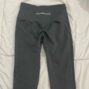 Gray Alphalete Amplify Leggings